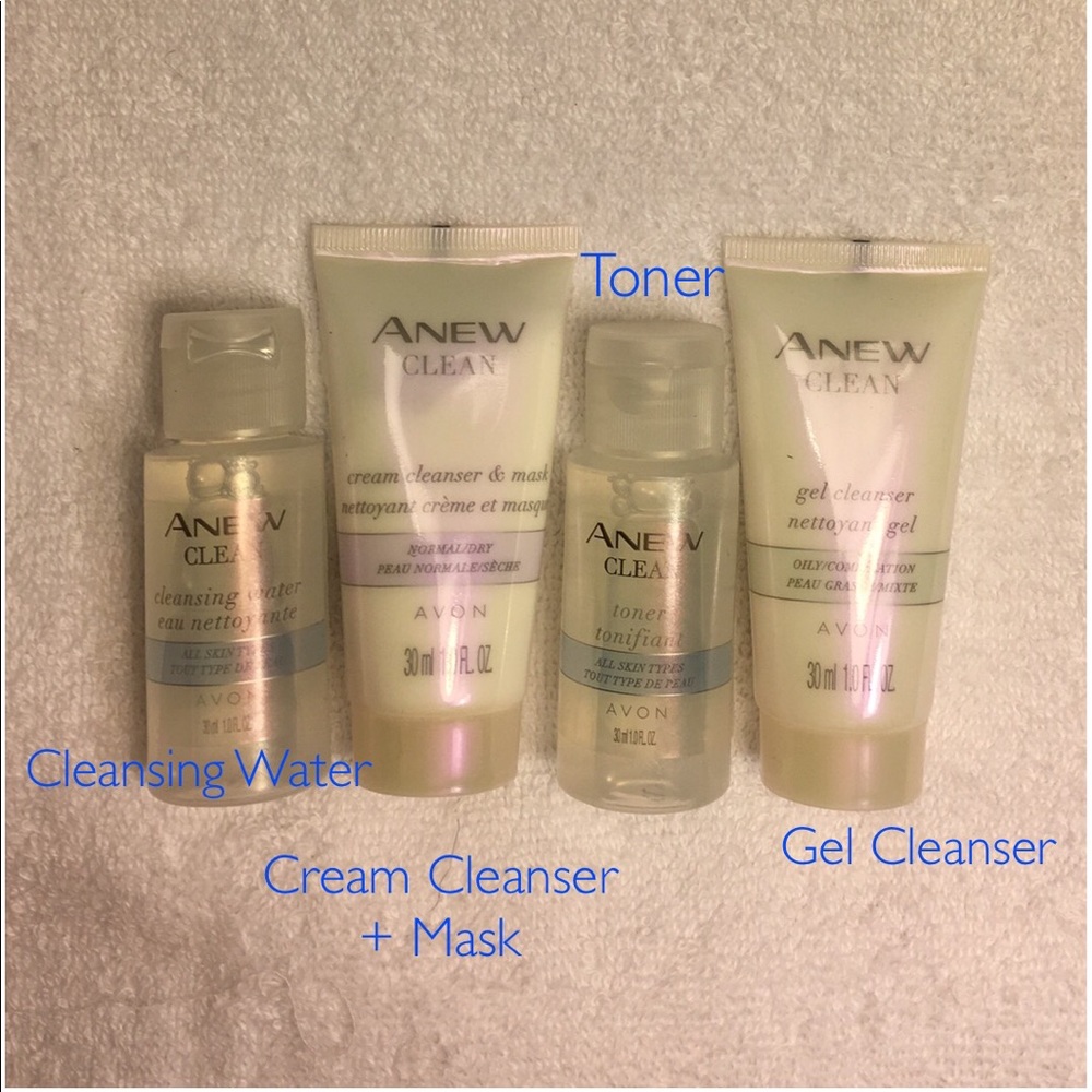 Avon Anew Travel Size Cleansers