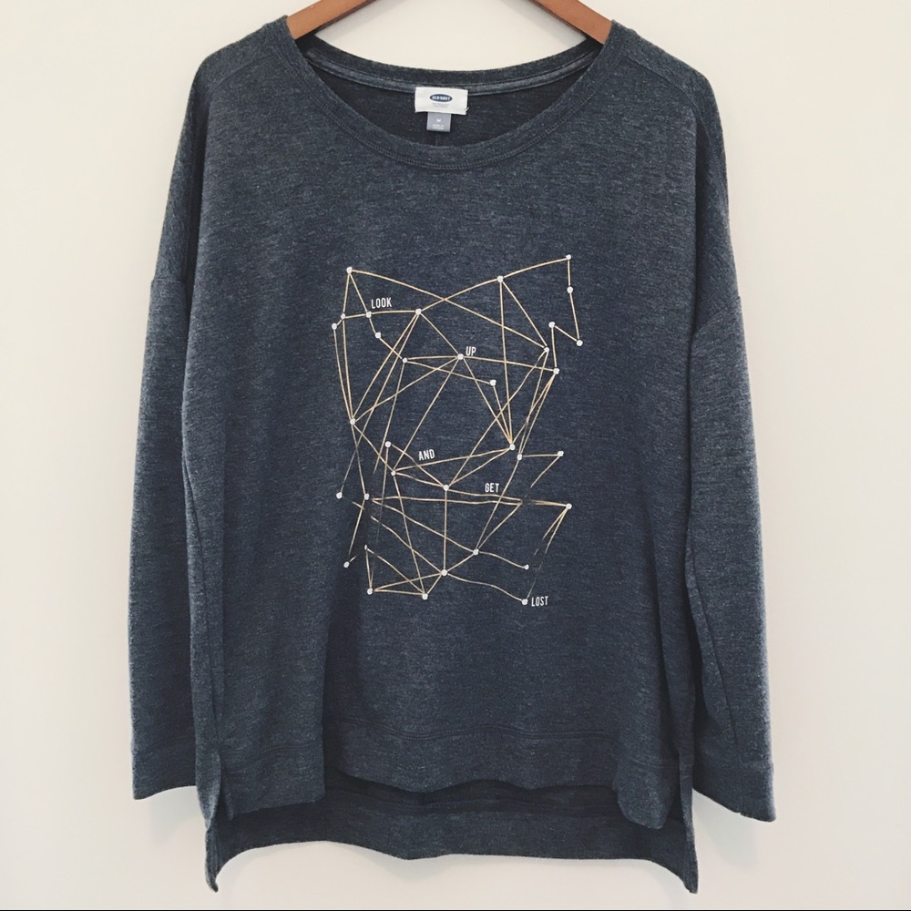 Old Navy "Look Up And Get Lost" Sweater!