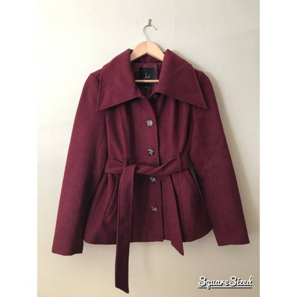 Maroon Jack by BB Dakota Wrap Jacket - Picture 1 of 3
