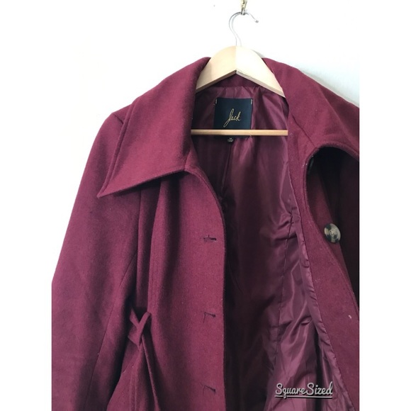 Maroon Jack by BB Dakota Wrap Jacket - Picture 2 of 3