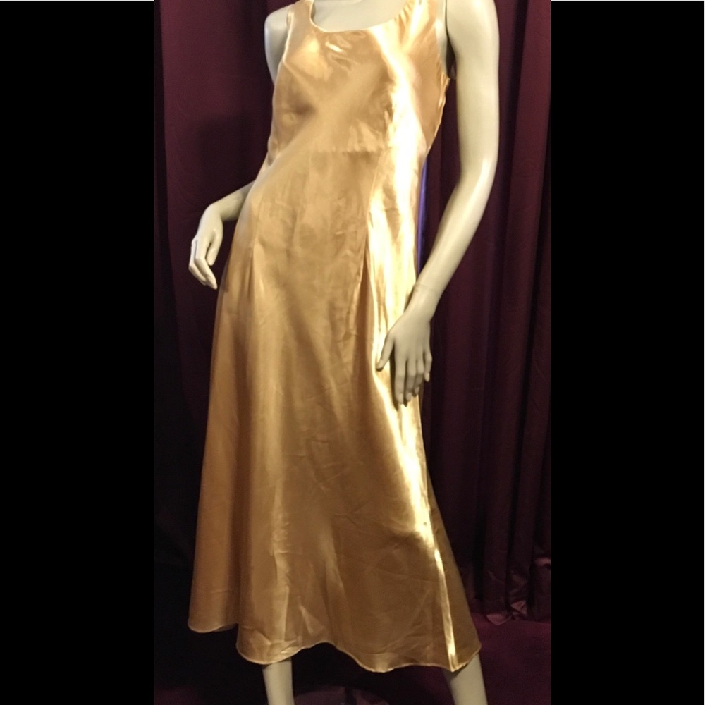 NWT Coldwater Creek Gold 14 evening nightgown