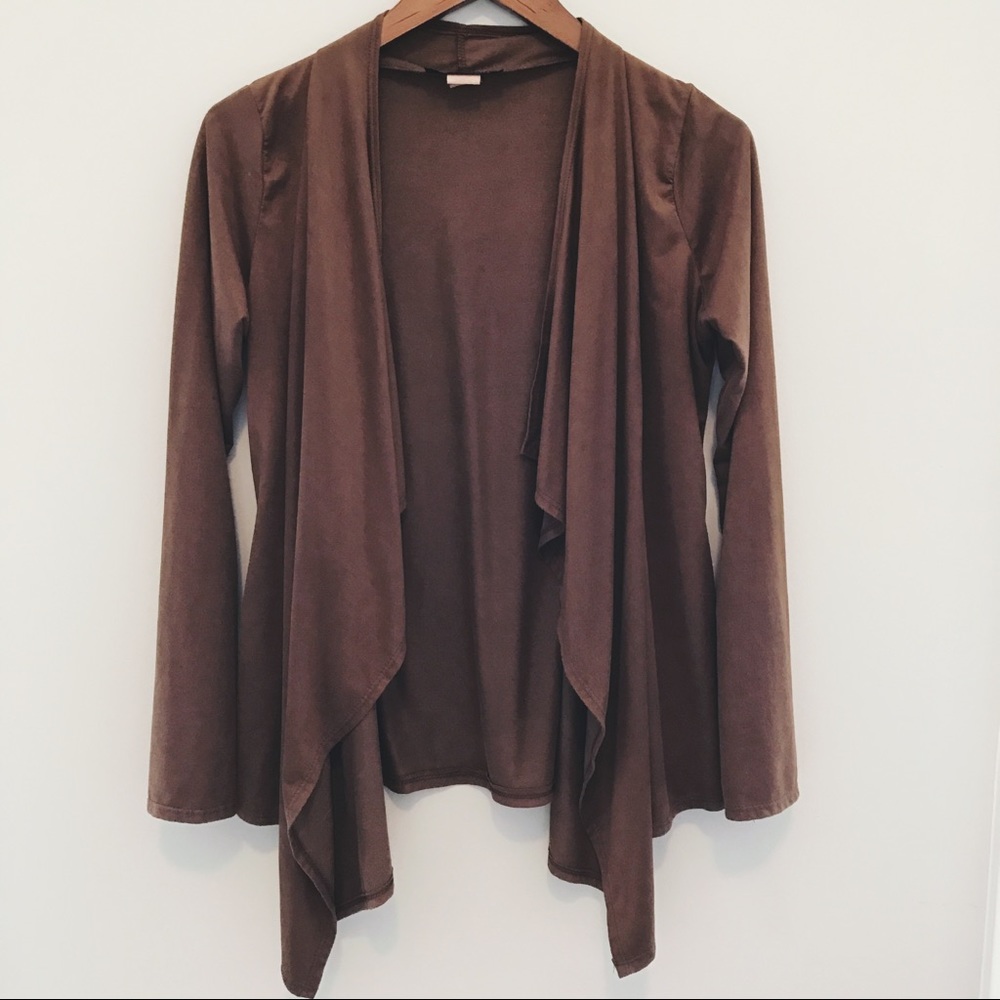 Adorable Suede cardigan!