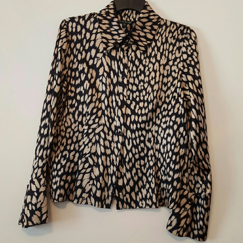 bebe Silk Blouse