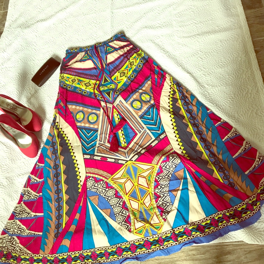 🔥Exotic Tribal Flying Tomato long Skirt🔥