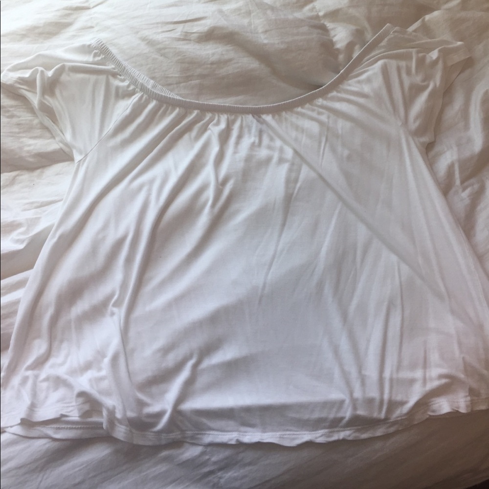 White Off-the-shoulder Old Navy Cotton Top
