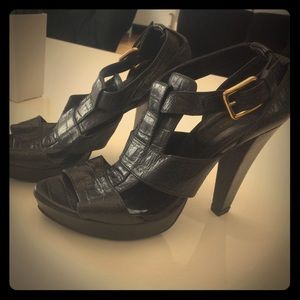 Zara leather sandals