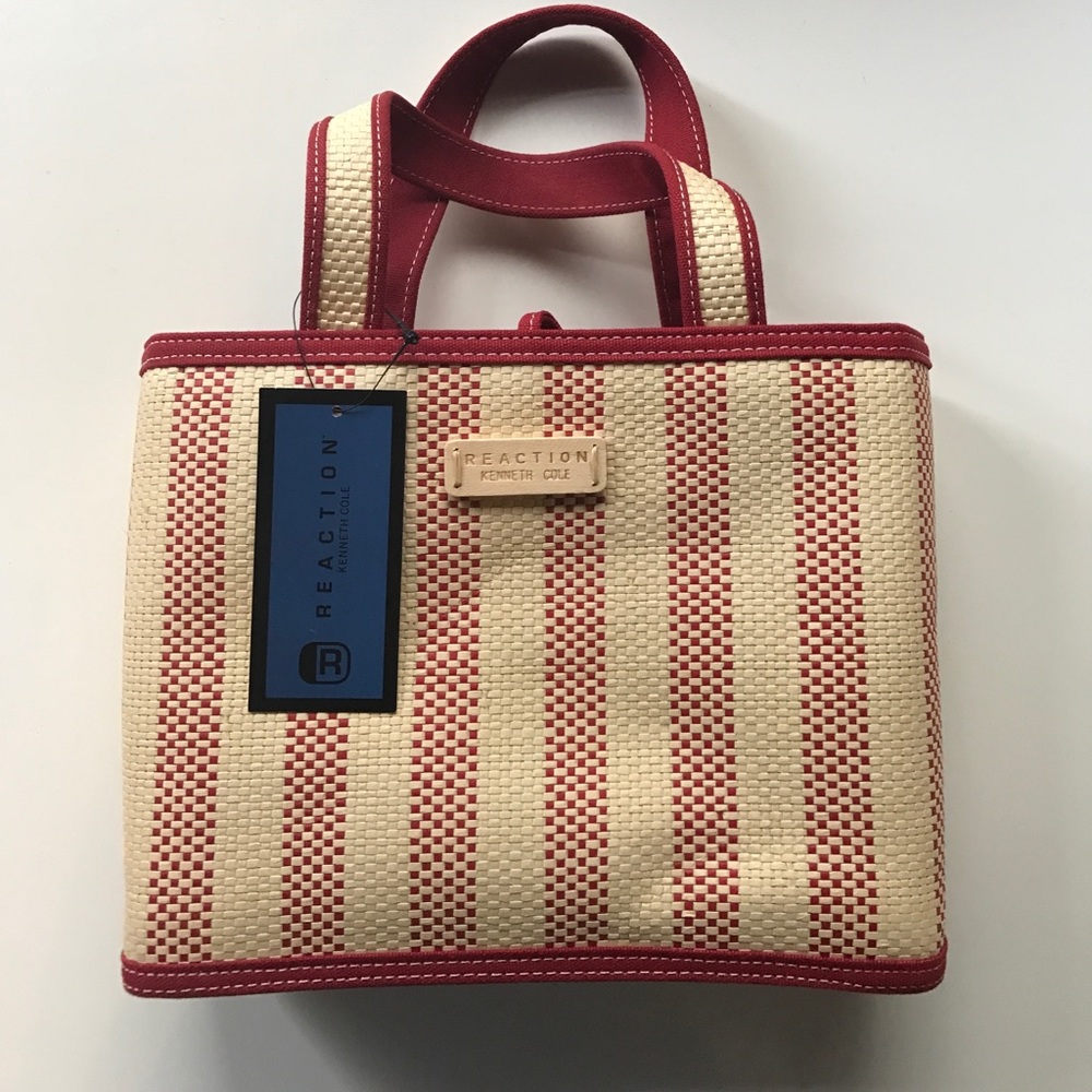 NWT Kenneth Cole Reaction straw tote