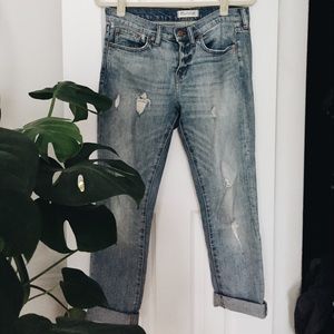 Madewell slim boyjean in Kinsey wash