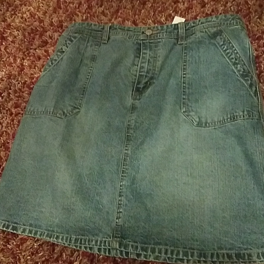 Carpenters Style Denim Skirt