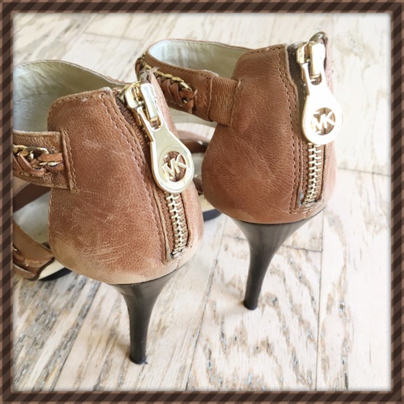 Michael Kors High Heel Leather Shoes 8M - Picture 2 of 4