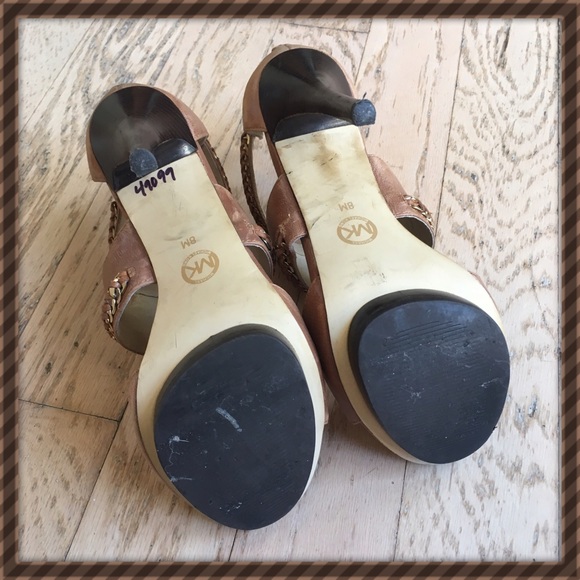 Michael Kors High Heel Leather Shoes 8M - Picture 3 of 4