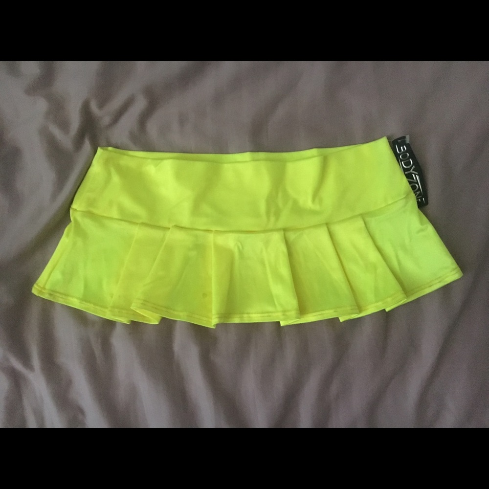 🔥Neon Yellow Rave Skirt🔥