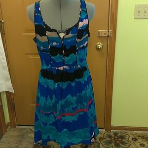 EUC, I LOVE RONSON STRIKING SLEEVELESS DRESS