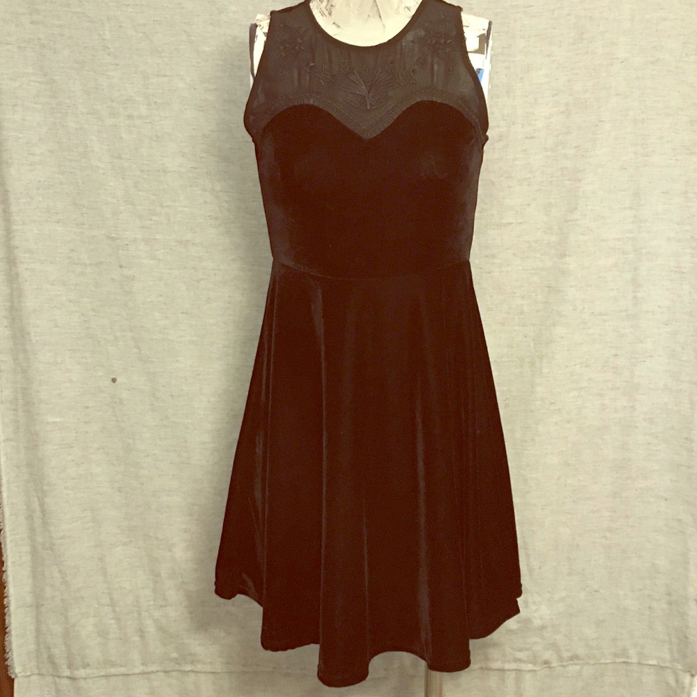 Gorgeous black velvet Dress