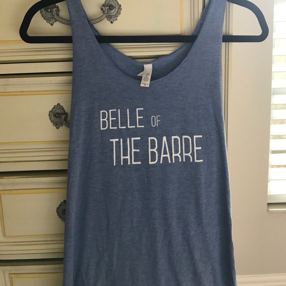 Belle of the Barre workout tank top