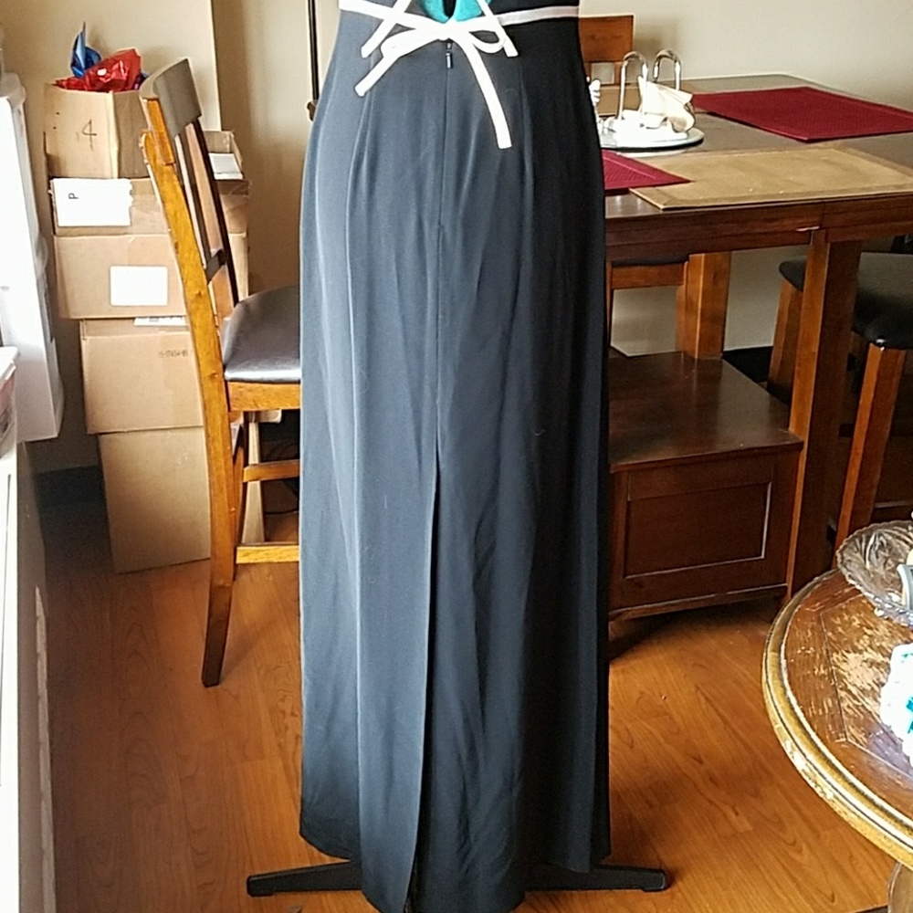 MOVING SALE! Floor-Length Open Back Dress - Picture 4 of 5