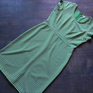 EUC Downeast striped dress