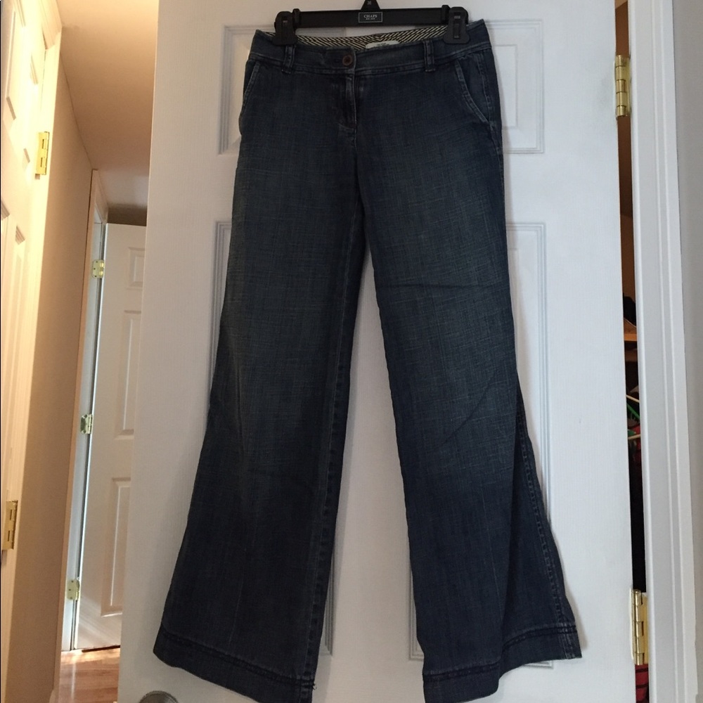 The loft wide leg trouser jeans