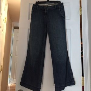 The loft wide leg trouser jeans