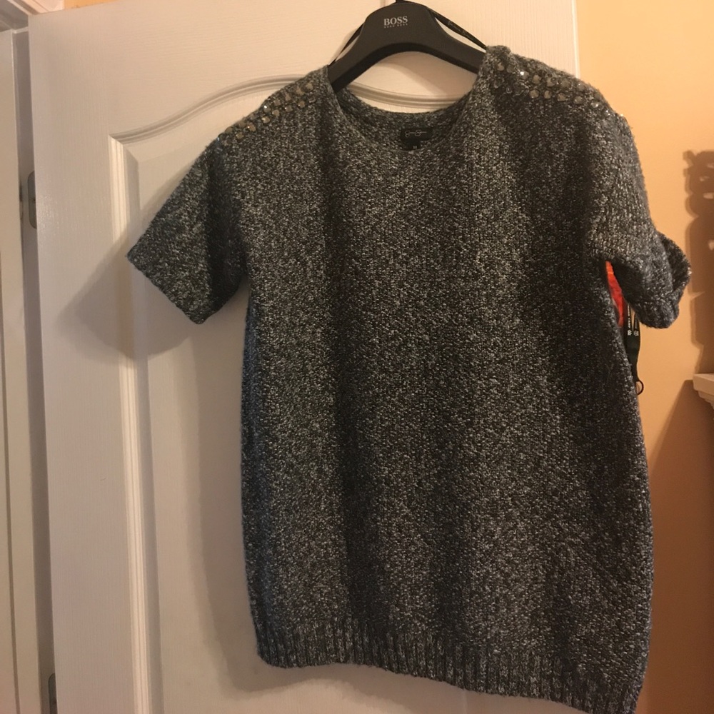 Jessica Simpson grey sweater