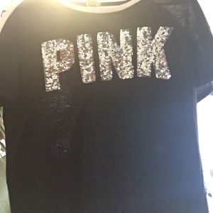 Pink top with sparkles