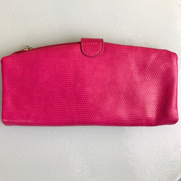 Hot Pink Clutch Wallet - Picture 3 of 6