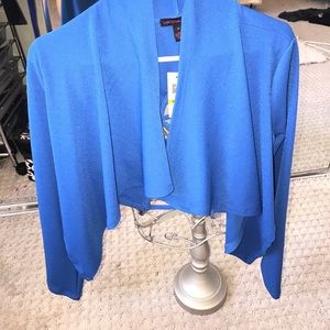 Material Girl blue Long Sleeve Cardigan