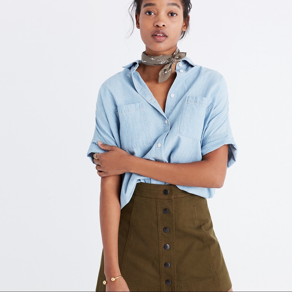 Madewell EUC Courier shirt in chambray