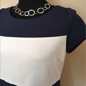 Banana Republic rugby striped dress, short sleeve