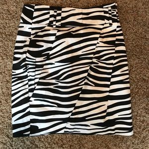 Zebra skirt