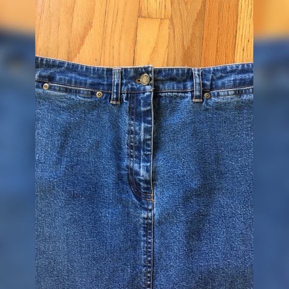 Vintage jean skirt - Picture 4 of 6