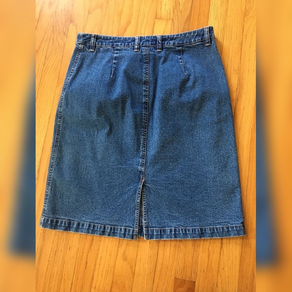 Vintage jean skirt - Picture 5 of 6