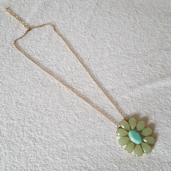💍3 for $20👗Turquoise Flower Necklace - Picture 4 of 4