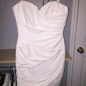 BCBG White Cocktail Dress