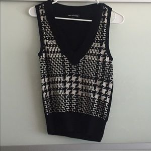 Express houndstooth sweater vest