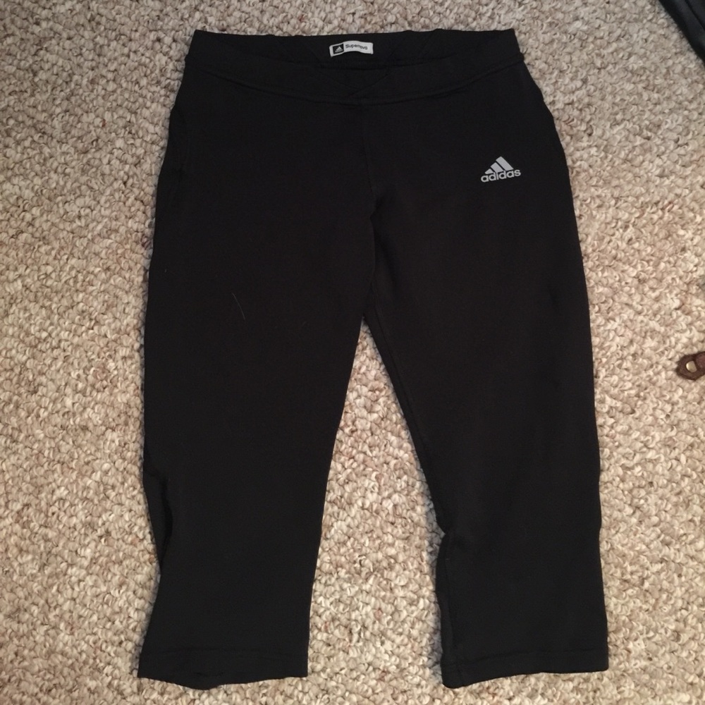 Addidas workout crop pants