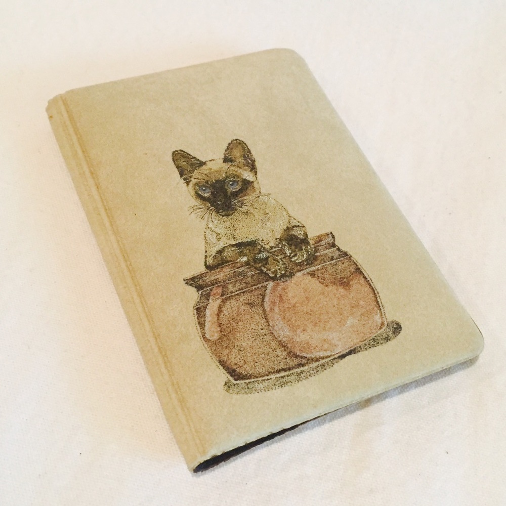 Vintage Cat Photo Wallet