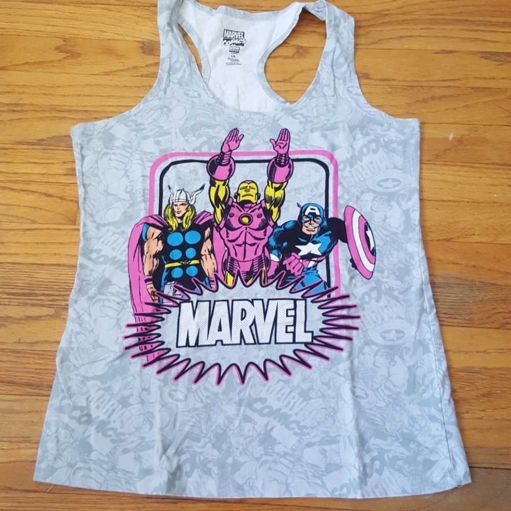 Marvel Comics Tanktop - Pink accents