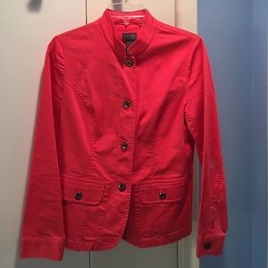Salmon (pink/orange) Chico's Casual Jacket