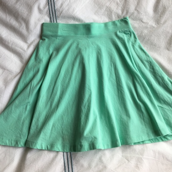 PINK Victoria's Secret Dresses & Skirts - PINK seafoam green cotton circle skirt