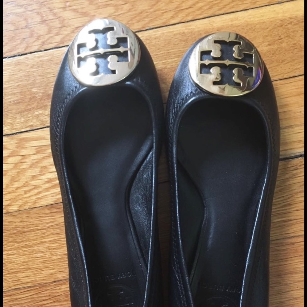 Classic tory burch reva leather flat - Picture 2 of 6