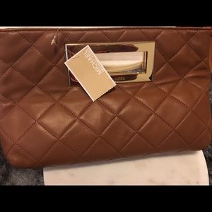 NWT Soft Leather Clutch