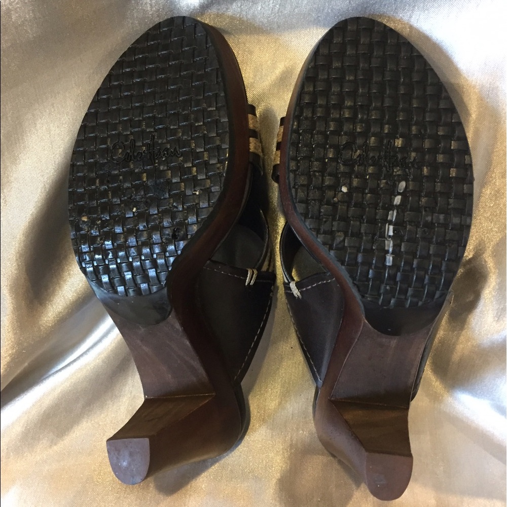 ❎sold❎ Haan Brown and tan  Sandals Size 7 - Picture 5 of 8