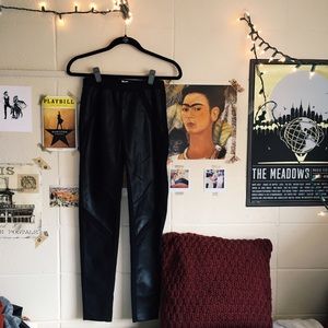 Faux Leather Pants
