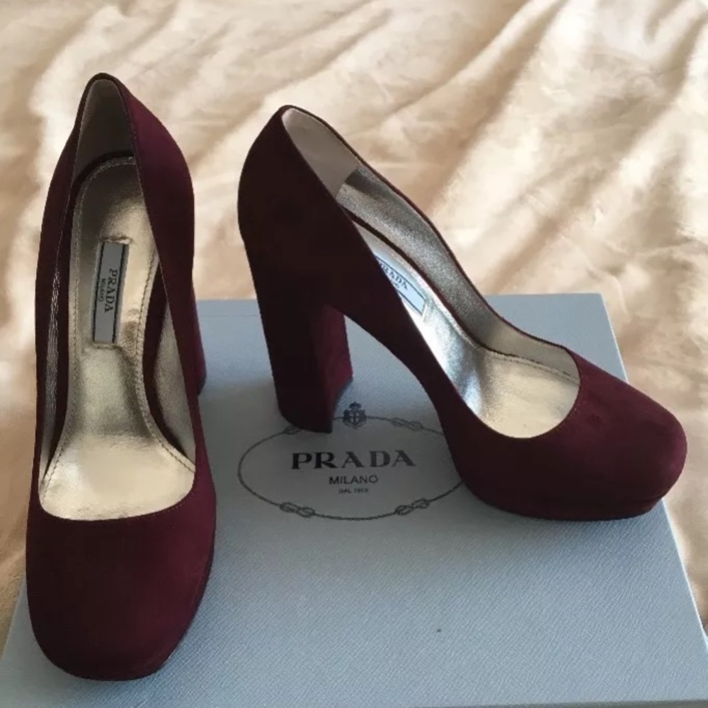 Prada calzature Donna platform heels in size 8