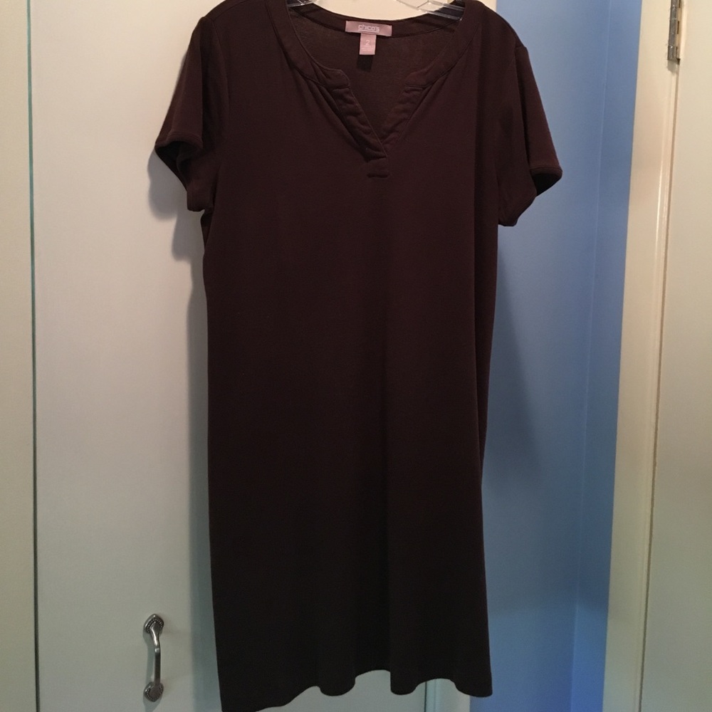 Super Soft Brown T-Shirt Dress