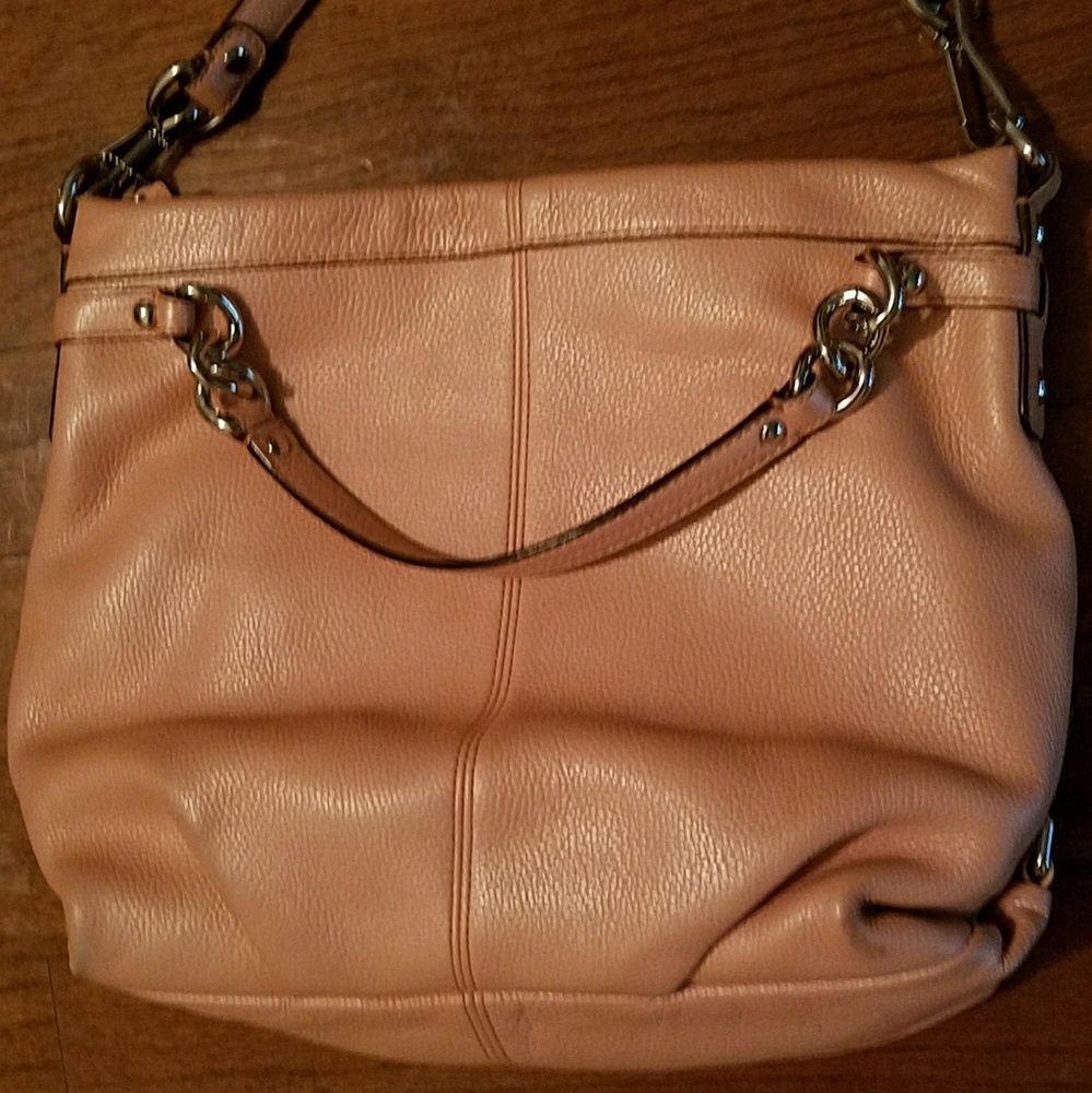 Soft pink Coach bag