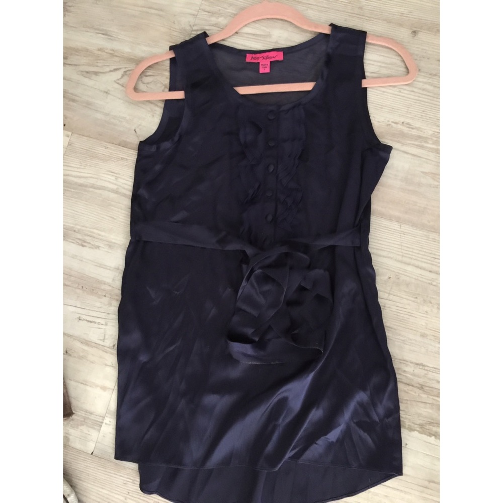 Betsey Johnson Blouse!! - NAVY