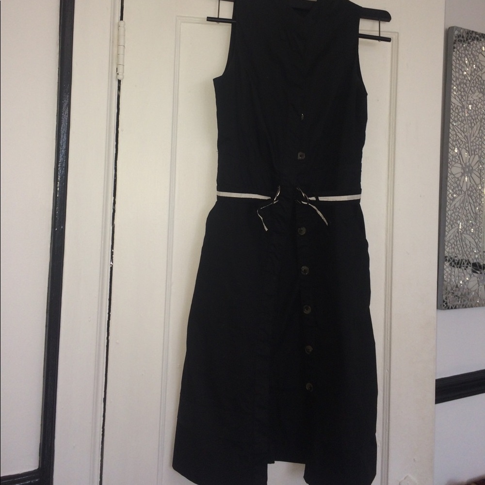 Zara button dress with belt