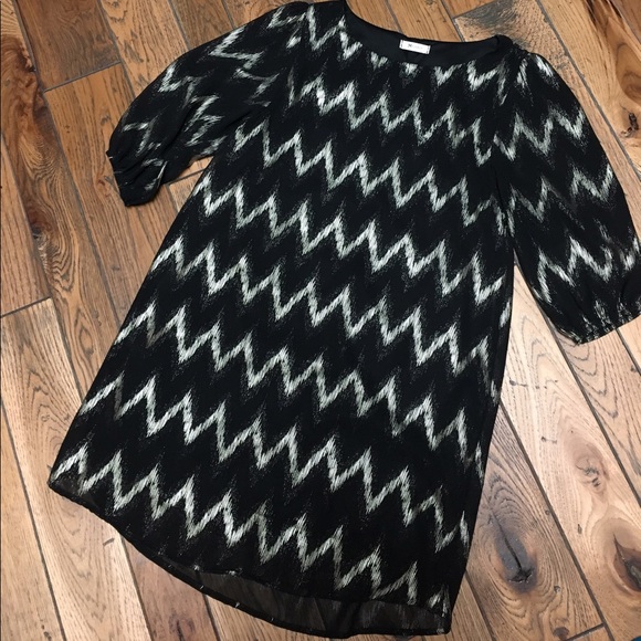 Everly Dresses - Chevron Shift Dress Everly Dresses - Chevron Shift Dress